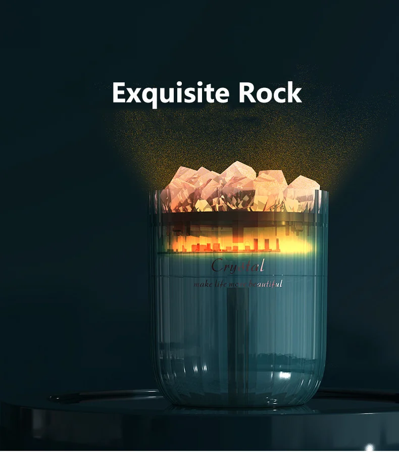 2022 Salt Lamp Humidifier Car Home Scent Aroma Diffuser Mini Portable