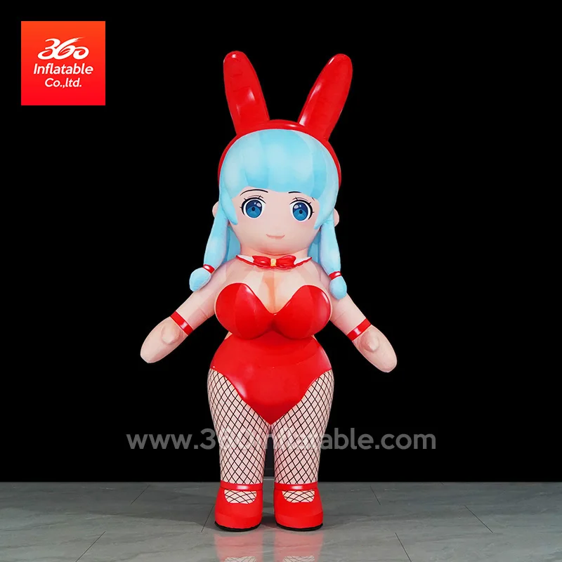Big Giant Advertising Inflatable Custom Cartoon Animal Mascot Walking Hot Sexy Girl Costume Inflatables