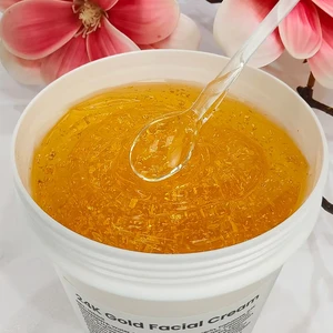 Luxury Hydrating 24K Gold Face Cream Hyaluronic Acid Niacinamide & Brightening Anti-Aging Plump Smooth Skin All Skin Types