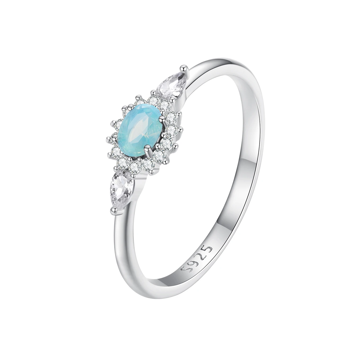 925 Sterling Silver Rings Fashion Crystal Rings Buy Silver Rings