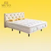 Genuine leather headboard-dream horsehair base smart bed frame-a