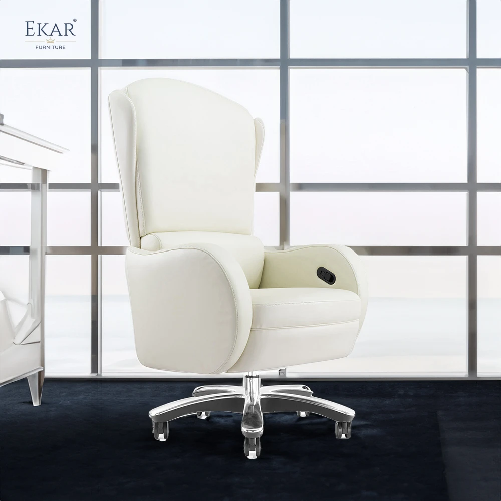 Premium Italian Imported Top-Grain Leather Office Chair: Ultimate Comfort & Sophistication details