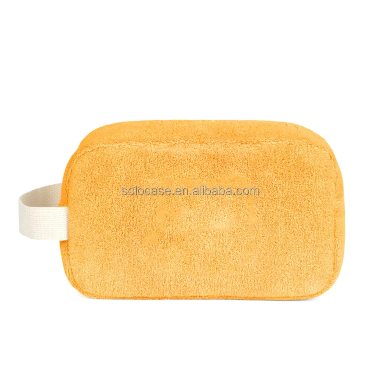 Woman Cotton Terry Makeup Bag