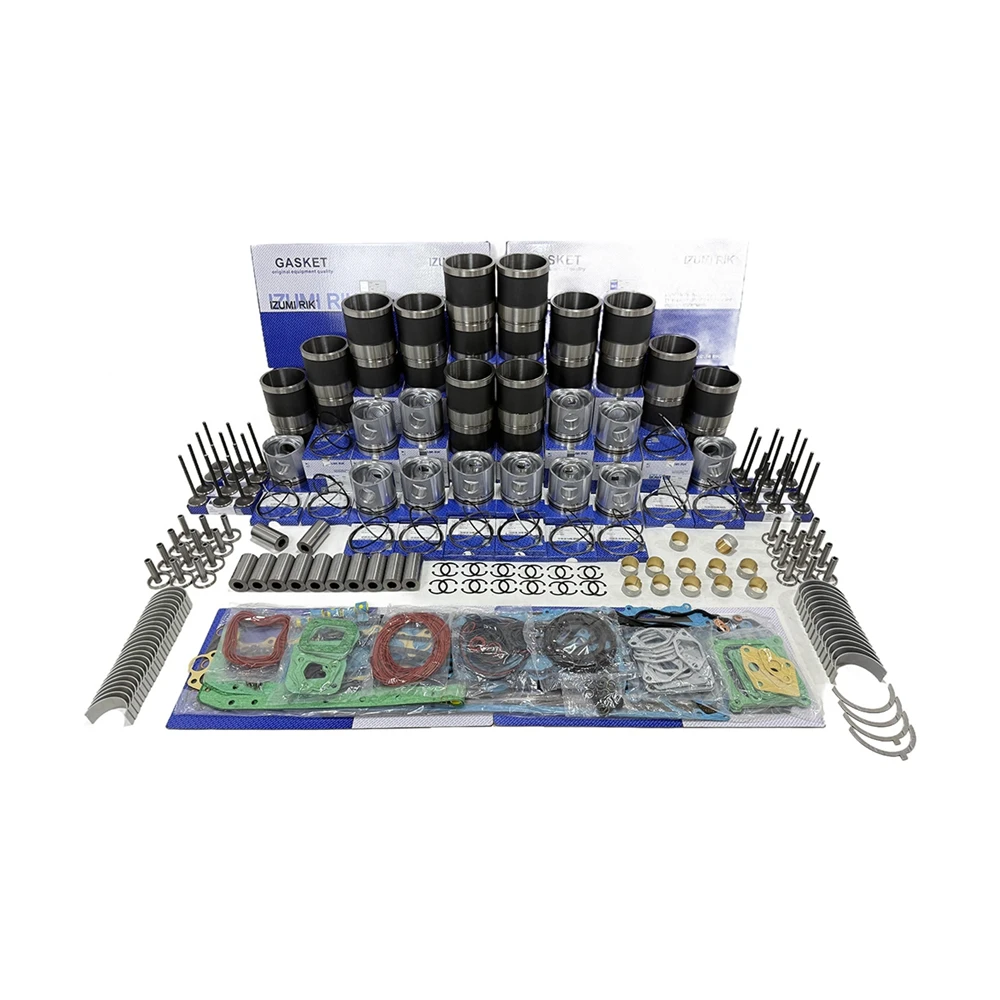 IZUMI RIK Overhaul Rebuild Kit for Mitsubishi S12R-MPTK S12R-PTAA2 Industrial Machinery Engine Parts