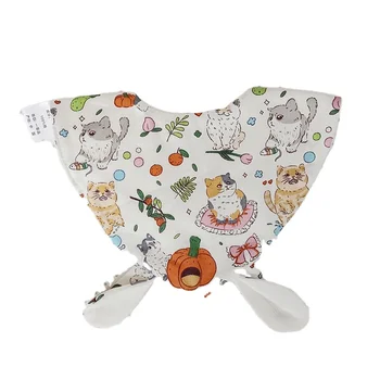 Customized High quality Children's Printed Saliva Towel Baby Cotton Newborn Baby Bibs