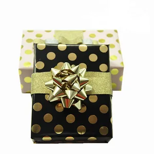 Hot Stamping Polka Dot Wrapping Paper PVC Coated Christmas Valentine's Day and Birthday Party Gifts for Conventional Gifts