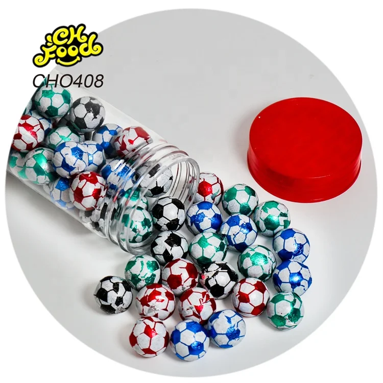 Wholesale and OEM Football Shape Chocolate Ball Chocolate Candy Sweet Snack Food