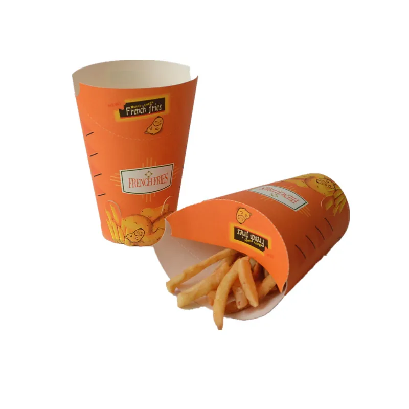 Paper French Fries Packaging Box, 200 gm