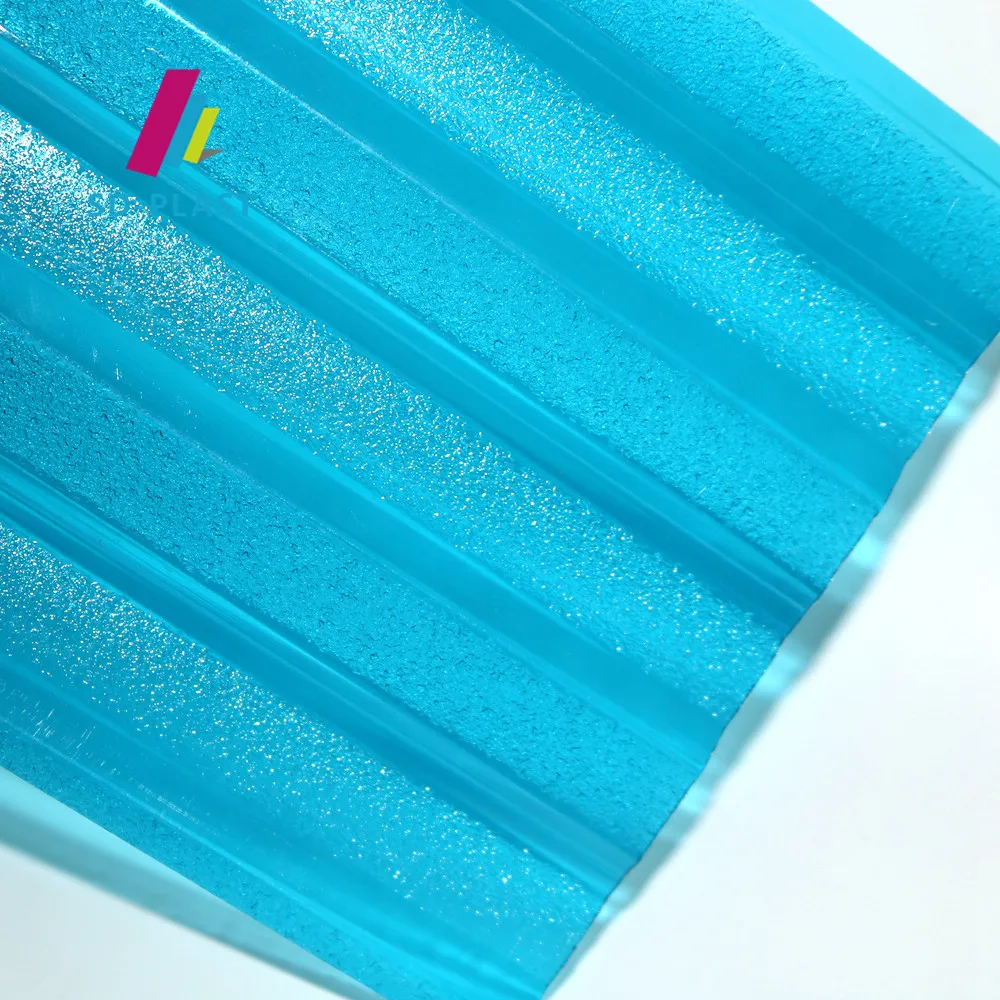 High Impact Strength Lightweight Corrugated Polycarbonate Sheet Transparent Corrugated Roofing Sheet