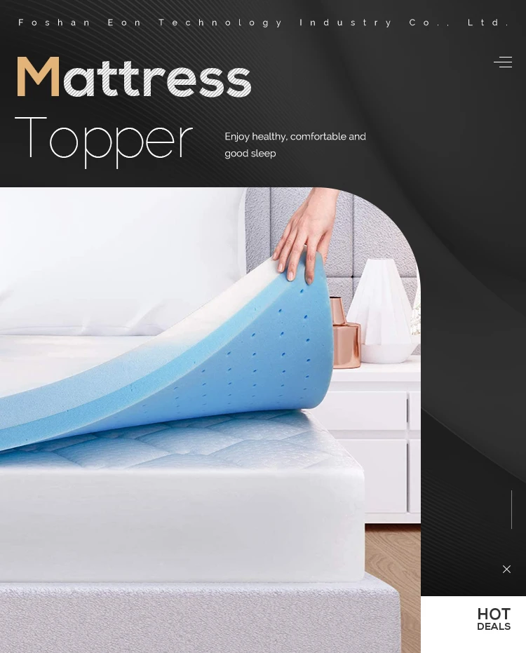 4 Inch Memory Foam Mattress Topper Full Size Cool Gel Swirl Foam