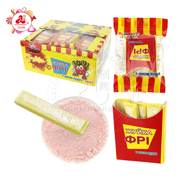 French fries bubble gum