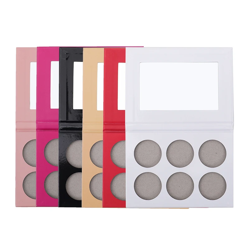 M6r Hot Selling Custom Eye Shadow Palette Pigmented Cosmetics Private Label 6 Colors DIY Eyeshadow Palette