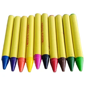 Non Toxic Washable Health 8colors 12colors 24colors Customized Wax Crayons for Children