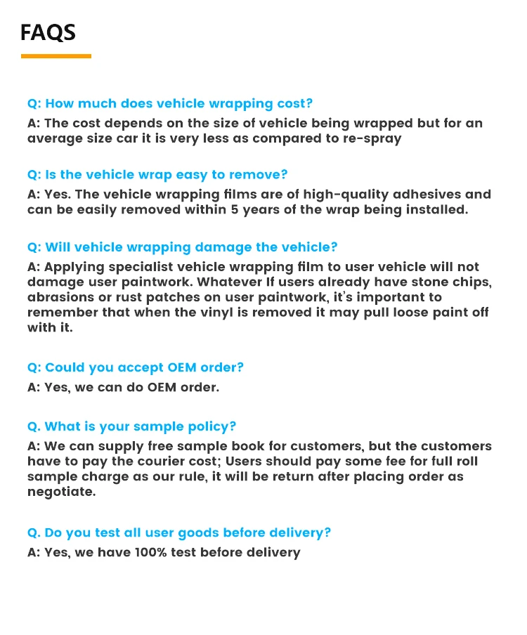 Supplier Pvc Car Wrap Vinyl Gloss Matte Black Color Change Film Car