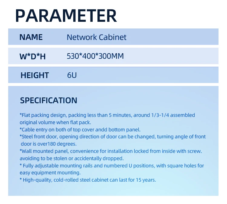 6u Assemble Network Cabinet Data Center Metal Server Rack| Alibaba.com