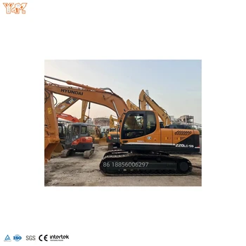 Used 22ton original korea excavator 22 ton hyundai 220lc-9s excavator cheap for sale in Shanghai