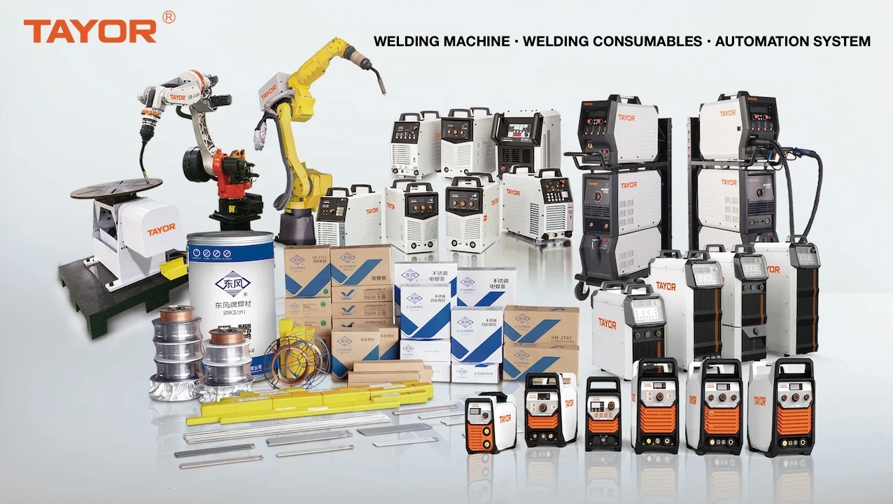 TAYOR NB-280YT Functional Inverter MMA MIG MAG FCAW Welder 280A Welding Machine for Quick Spot Welding and Sheet Welding