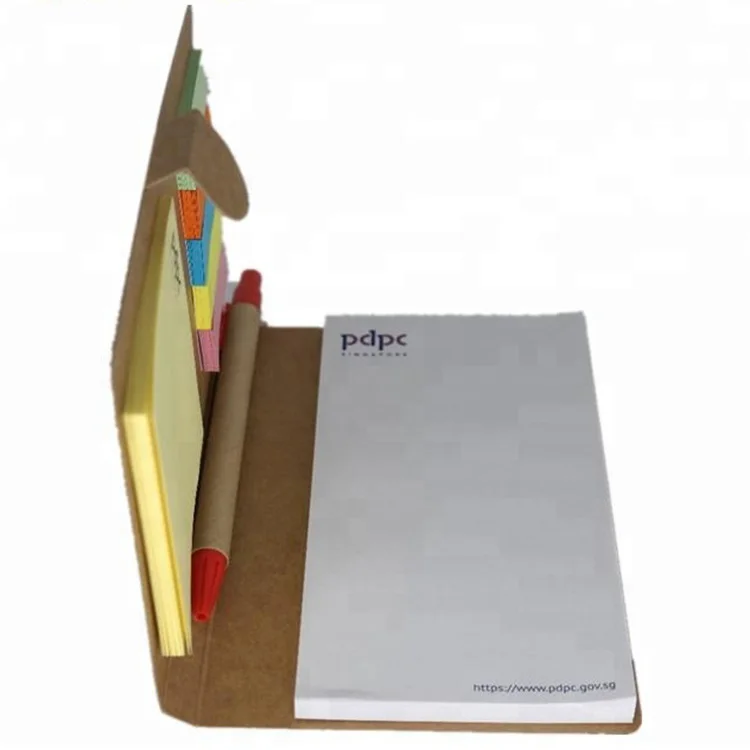 Модный Индивидуальный дизайн рекламный липкий блокнот для записей с пользовательским логотипом