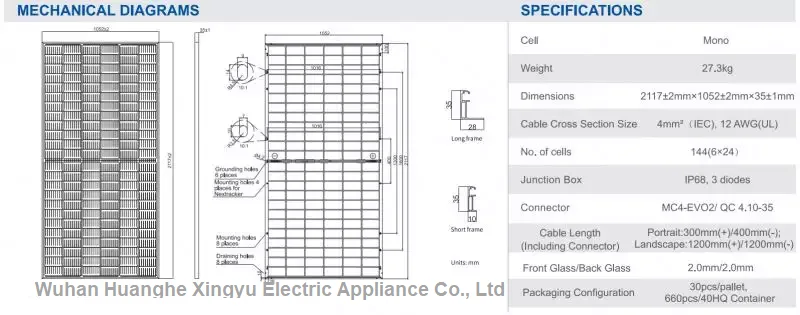 Monocrystalline Silicon Half Piece Single Glass Ten Grid Assembly Solar Panel