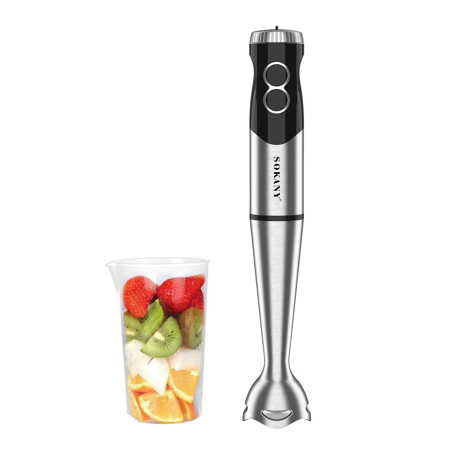 Hot 2 in 1 800w 4 Blades Ice Crushing Mixer Stick Blender Juicer Immersion Hand Blender