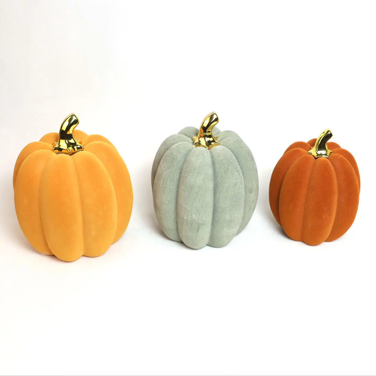 Harvest Festival Hand Painted Pumpkins Home Decoration Artificial Craft Halloween Ceramic Pumpkin