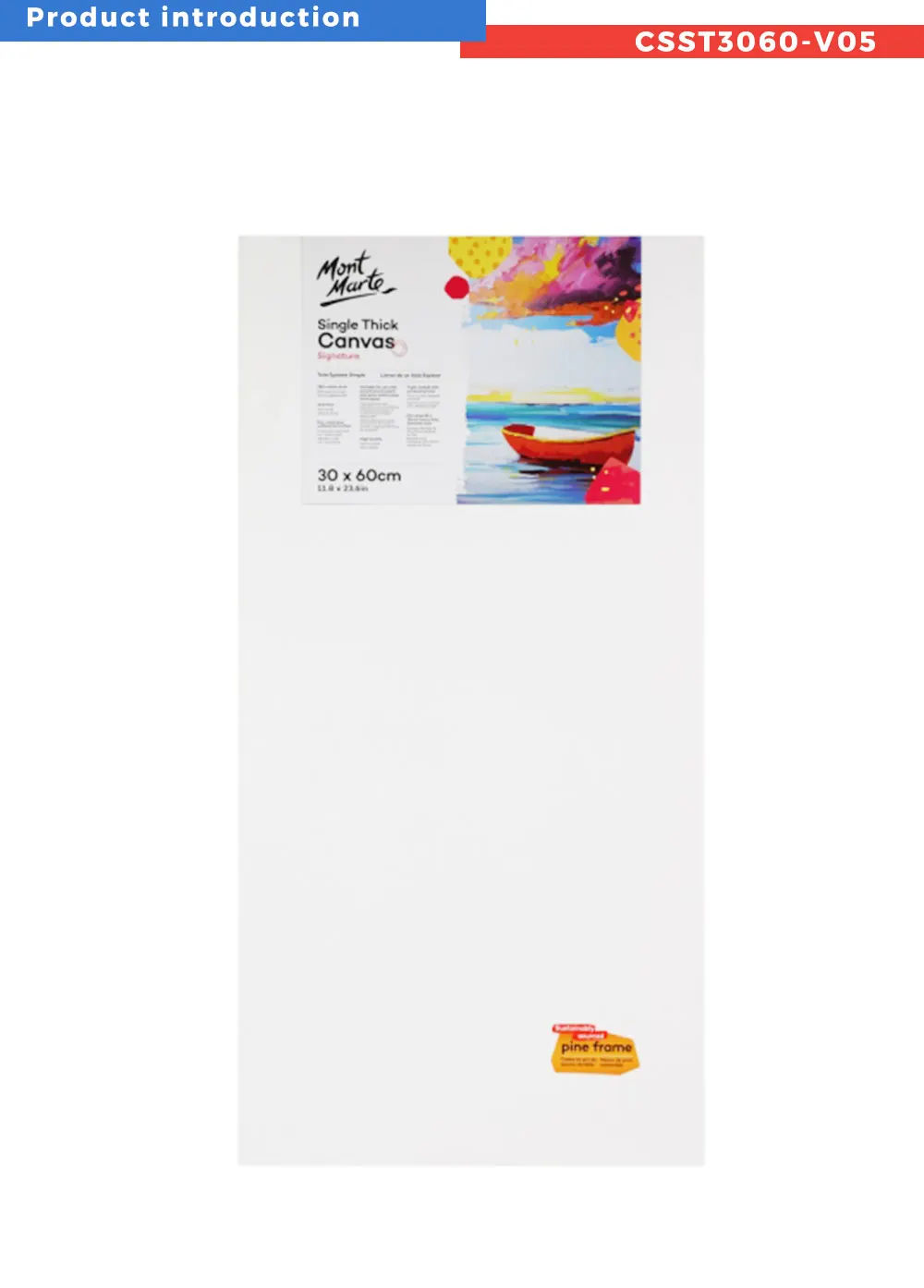Mont Marte Csst Mini Canvas,Blank Stretched Canvas,Stretched Blank ...