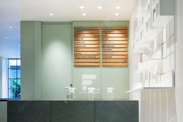 Bubble Tea Bar Counter Design - Customized Display Furniture