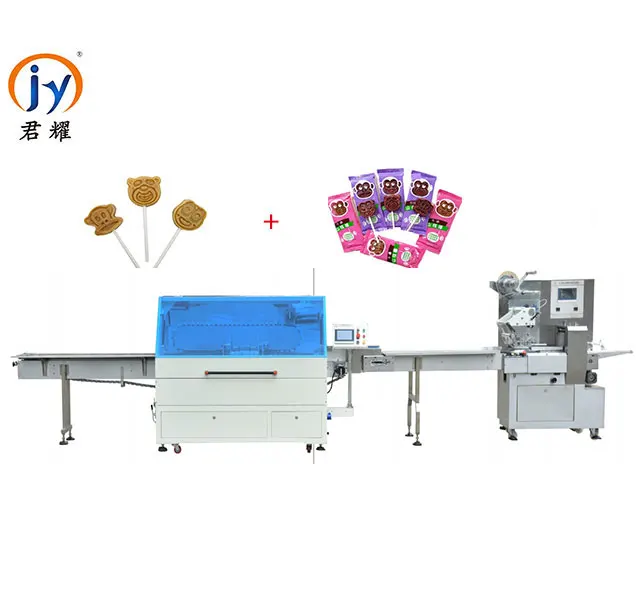 Automatic Pillow Type Lollipop Inserting and Packaging Machine manufacture