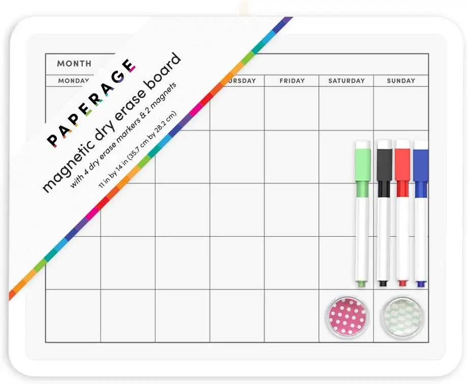 Индивидуальная дешевая печатная доска для сухого стирания ежемесячная магнитная настенная из закаленного стекла офиса
