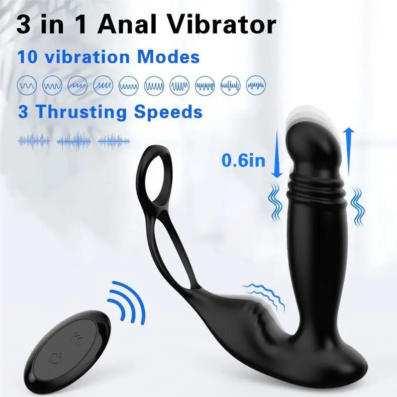 Electric Anal Plug C String Male Dialater Bluetooth Inflables Hygienic Shower Sexy Games Telescopic Silicone Buttplug
