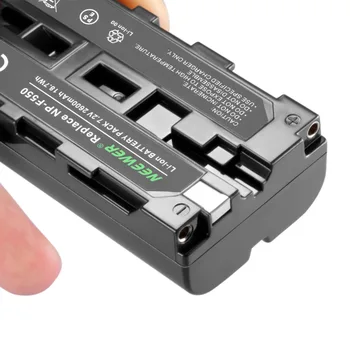 Neewer 2600mAh  NP-F550/570 Replacement Battery for  HandyCams and Other LED On-Camera Video Lights Which Using NP-F550 detail image