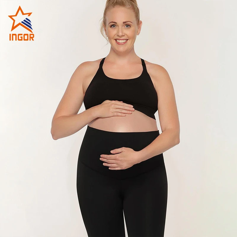Fitness Yoga Wear Wholesale Woman Custom Logo Blank Yoga Maternity Nursing Leggings