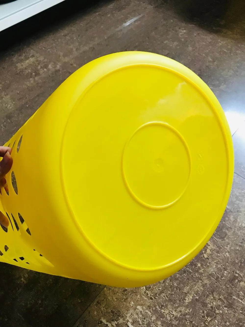 Plastic Storage Collapsible Ventilate High Quality LDPE  Laundry Basket Hamper With Handles