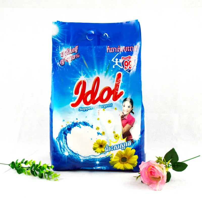 5kg Dongguan Zhongtang Lile Detergent Factory Direct Wholesale High Efficiency Washing Powder Soap Laundry Cleaning Detergent