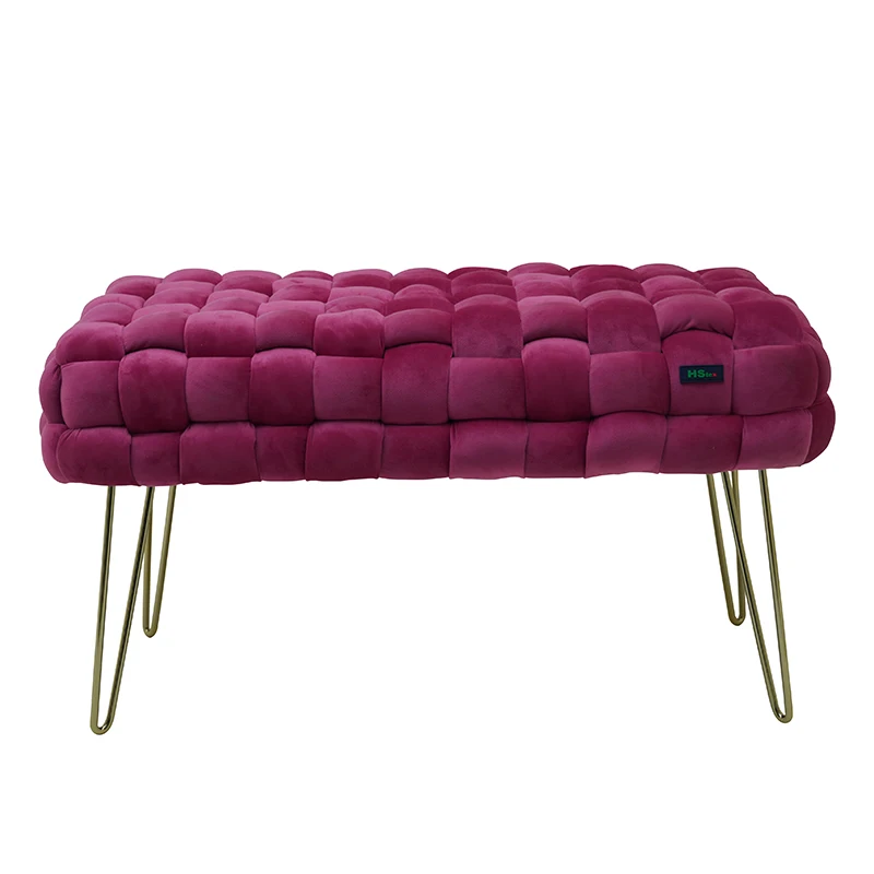 Wholesale Hot Sale Modern Style Bedroom Furniture Bench Entryway Bench Seat Living Room Bed Bedroom Sitting Ottoman Bench
