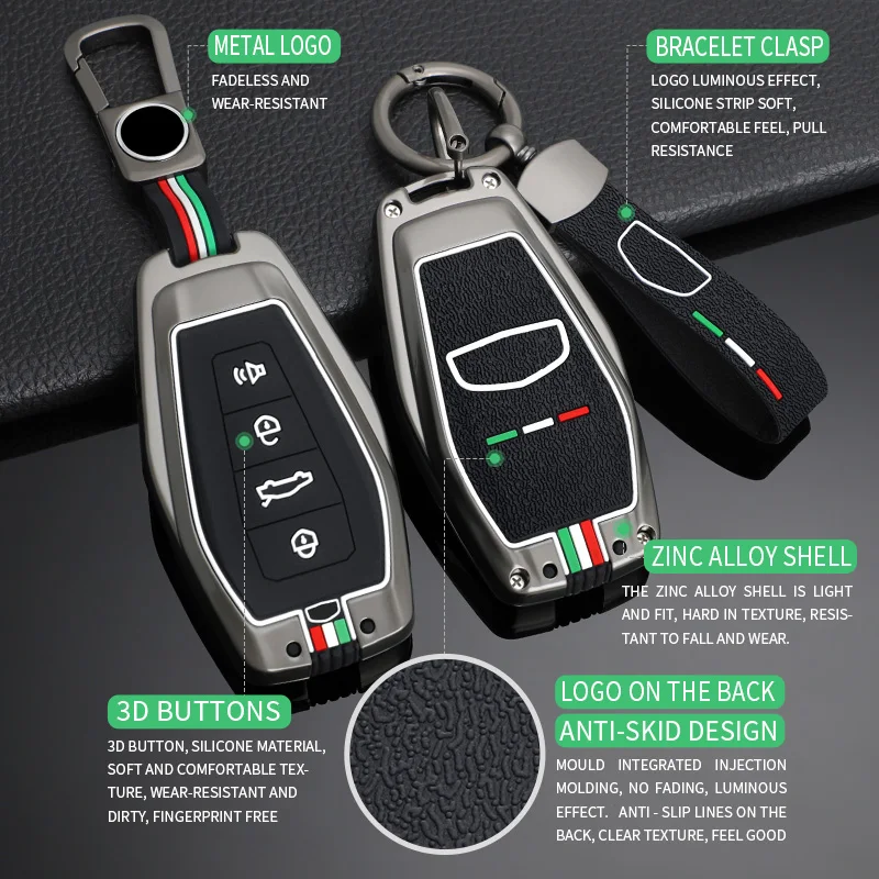 Protect and Style Your Car Key with Metal Smart Key Case
