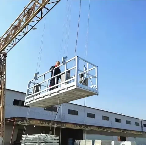 product china customized construction suspended working platform electric scaffolding zlp630 suspended platform-15
