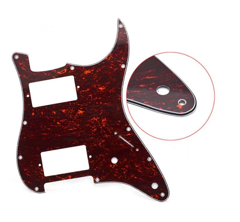 Red Tortoise Shell Guitar  ST SSS Pickguard