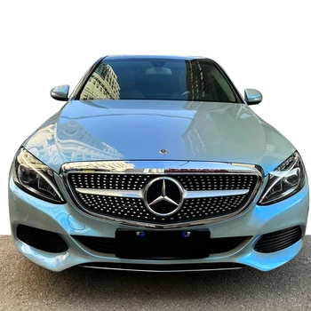 Metallic Glossy Blue Grey Chameleon Vinyl Wrap 2 Years Warranty PET PVC Air Bubble Free Car Wrap sticker Film Car Wrap Vinyl