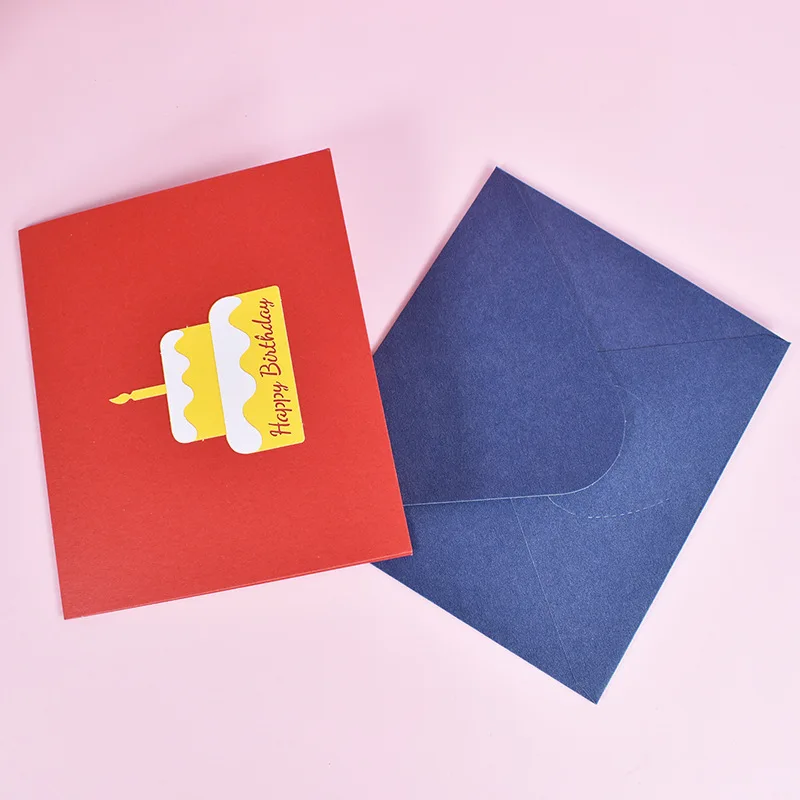 Biglietto Pop up Biglietto Auguri Compleanno Regalo 3D Biglietti di