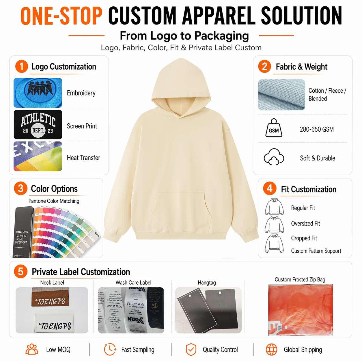 YWGH Streetwear Unisex Hoodies Sweatshirts Clothing Ovo for Men Custom Comfortable Heavyweight Tee Shirt Hoodie Men
