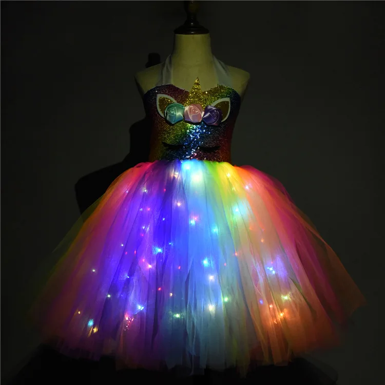 birthday unicorn dress Pink Confetti Tutu 6-8 Y main image 0