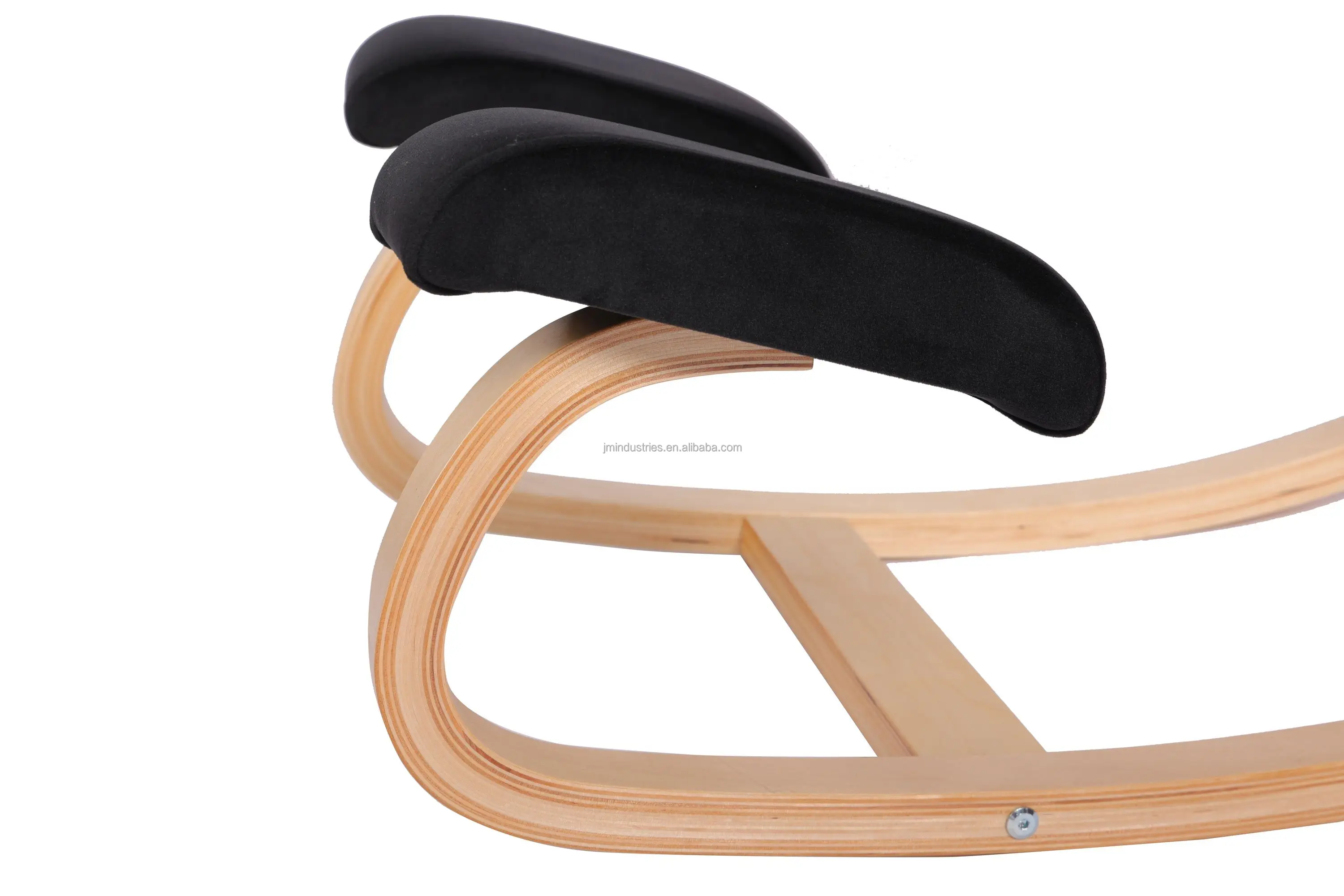 Wooden Office Chair Ergonomic Posture Kneeling Chair Healthy Back Chair