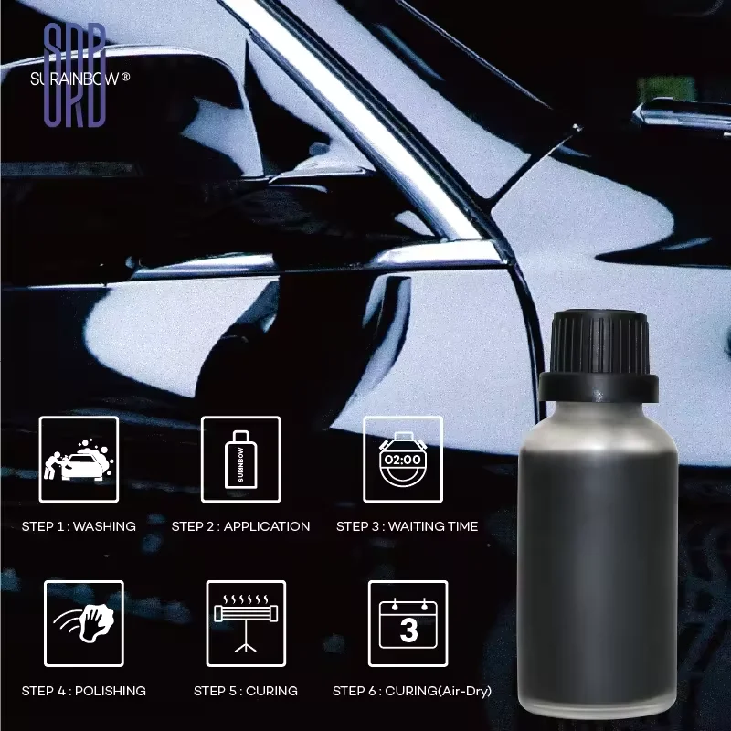 Surainbow Private Label Ceramic Coating 20H Graphene Ceramic Coating Car Scratch Repair