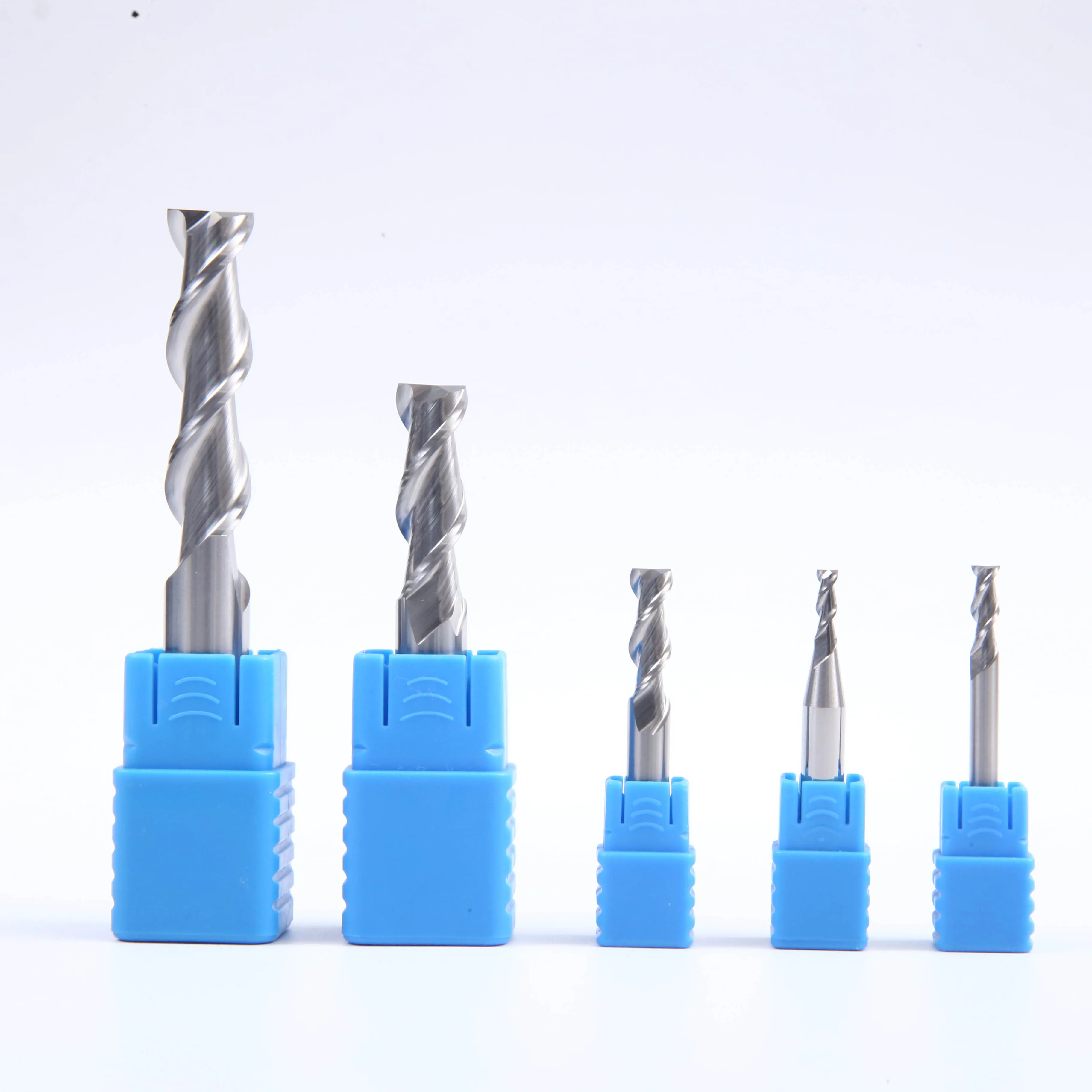 diameter 2mm HRC45 2 flutes Tungsten Carbide End Mills milling cutter finishing 