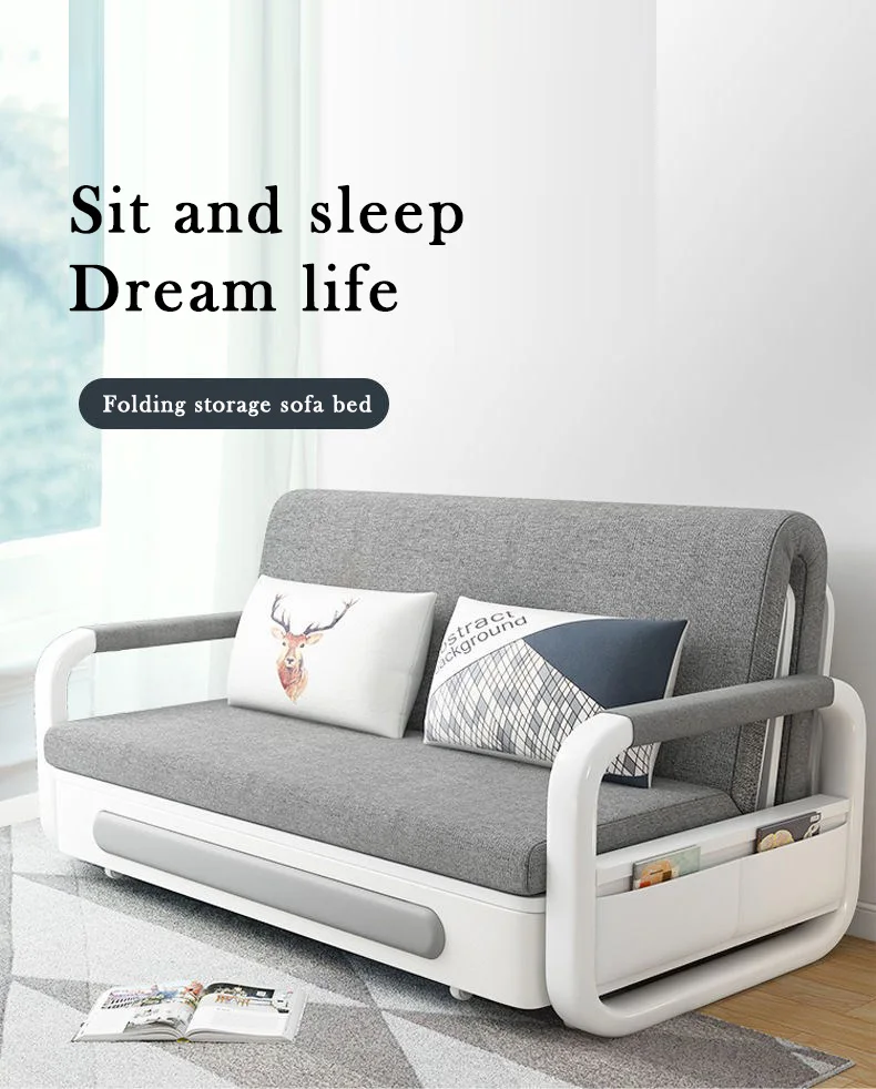 Modern Home Furniture Sofa Bed Dual-purpose Foldable Retractable Living ...