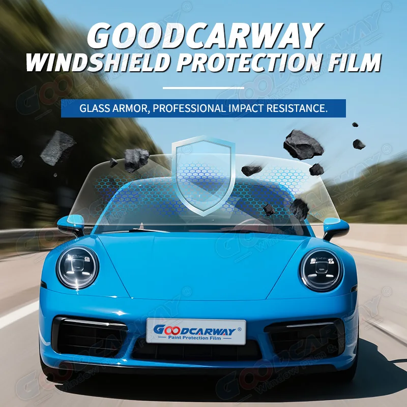 7.5mil Car Paint Protection Film with VLT 70% High IR Rejection 97% and 99% UV Rejection for Windshield