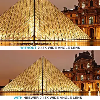 Neewer 52MM 0.43X HD Wide Angle Lens Macro Close-Up Portion Lens No Distortion Digital High Definition for  DSLR Camera detail image