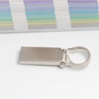 Cheap 32gb Usb OEM Customized Keychain Ring Waterproof And Shockproof Portable Office Gadgets Cheap Metal 32GB USB Flash Drive