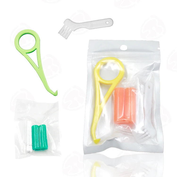 4 in 1 Aligner Removal Tool with Chewies Dental Orthodontic Aligner Kit for Braces and Trays